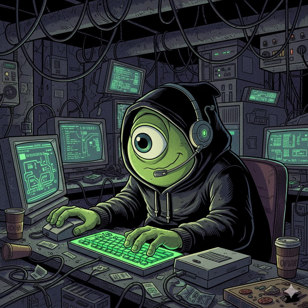 Louis looking out of a window